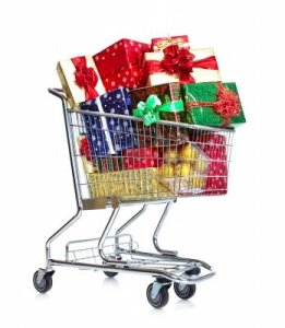 11454642-christmas-shopping-cart-with-gifts
